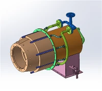 Hořák rafinérské pece s nízkým obsahem NoX pro petrochemický průmysl