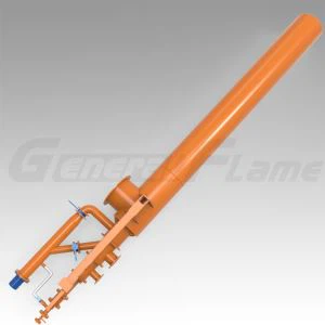 Rotační hořák na vápno