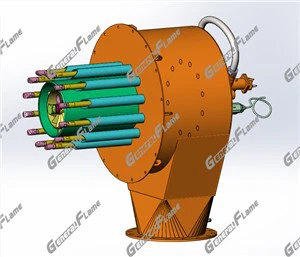 Hořák s nízkým obsahem NOx